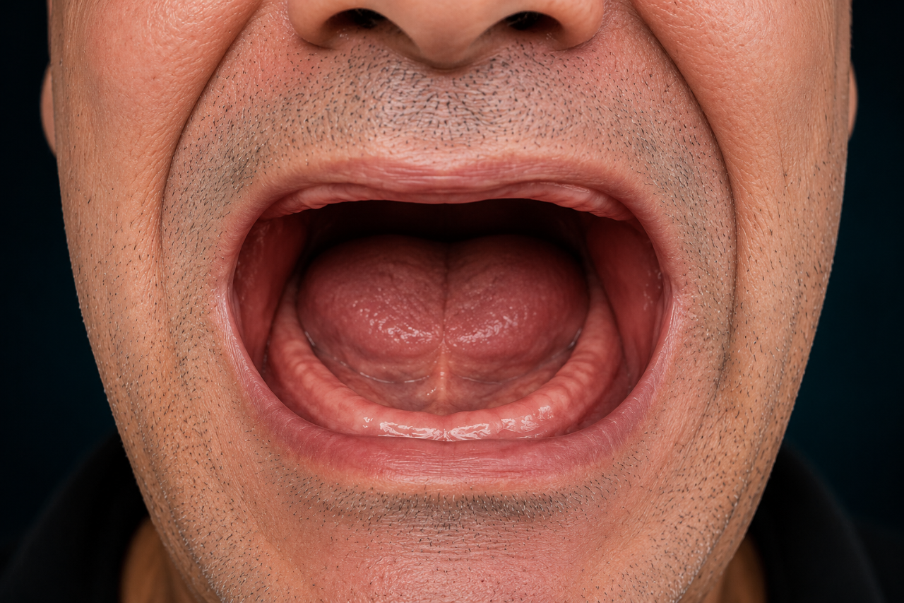 Arcada sem dentes