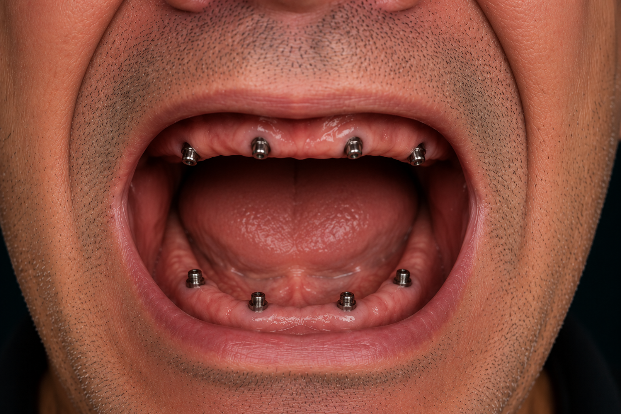Implantes posicionados