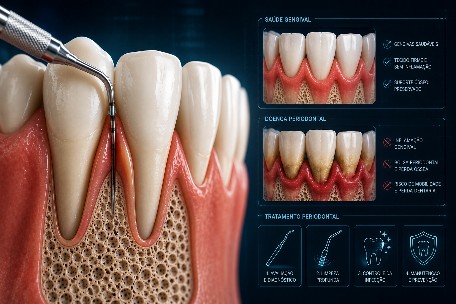 Periodontia na Implanprime — Belo Horizonte e Itatiaiuçu