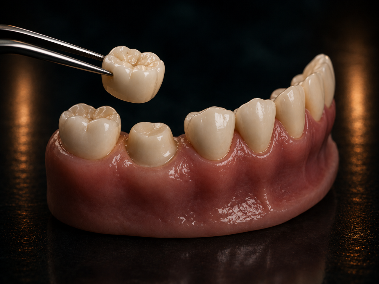 Coroa Dentária sobre Dente Natural Coroa Dentária sobre Dente Natural na Implanprime — Próteses